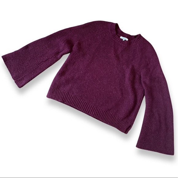 Alpaca blend bell sleeve sweater - Picture 5 of 5